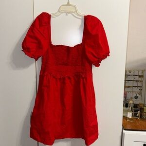 French Connection red dress size 12